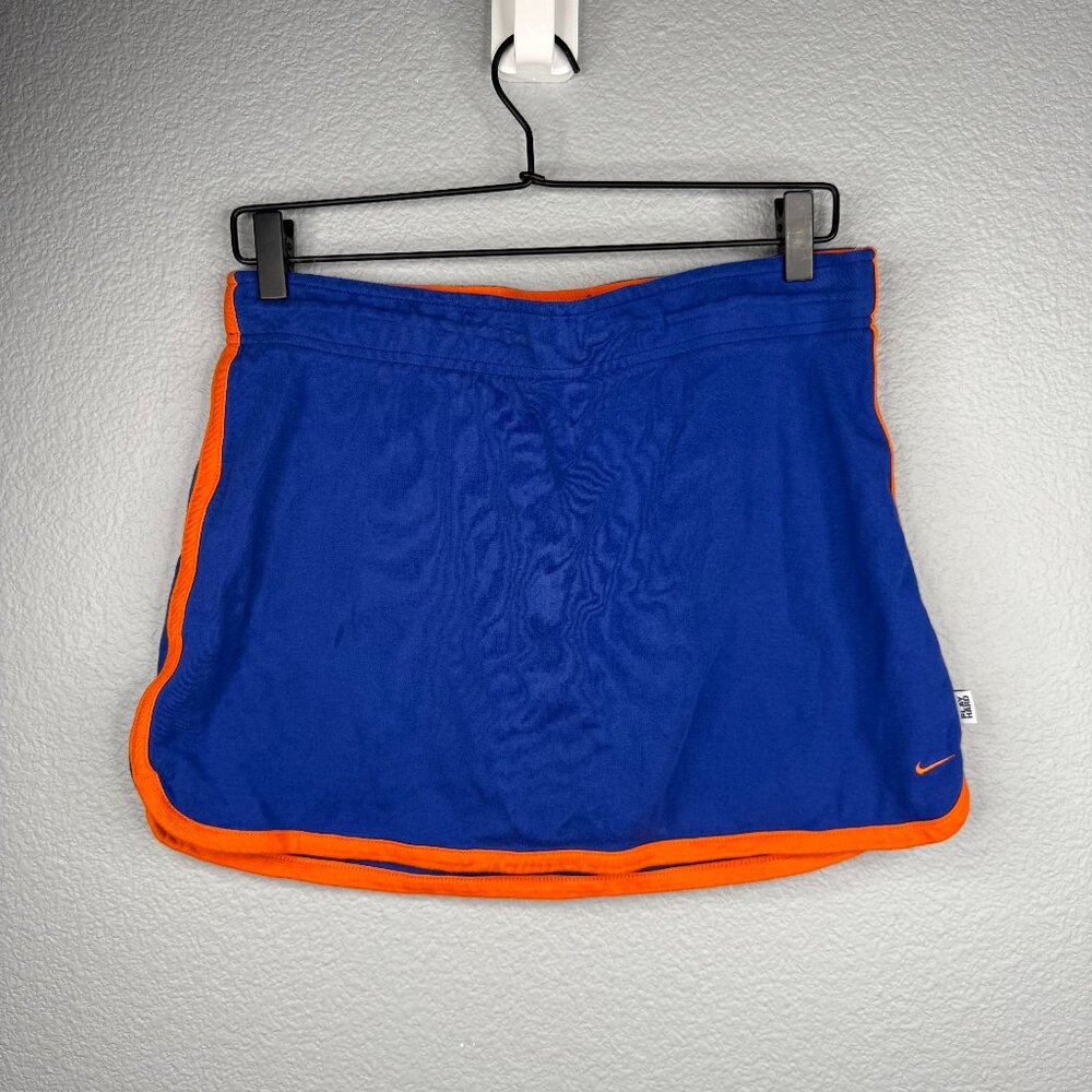 Nike Blue and Orange Mini Skirt